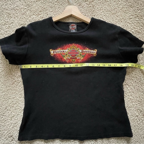 Harley Davidson black short sleeve graphic tee shirt size extra large - Picture 5 of 7